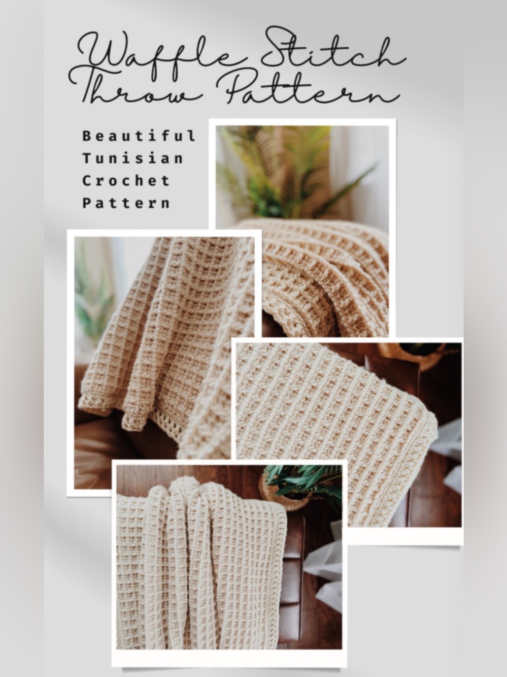 Room Essentials Twin 100% Cotton Blanket in Cream + A GIFT 🎁